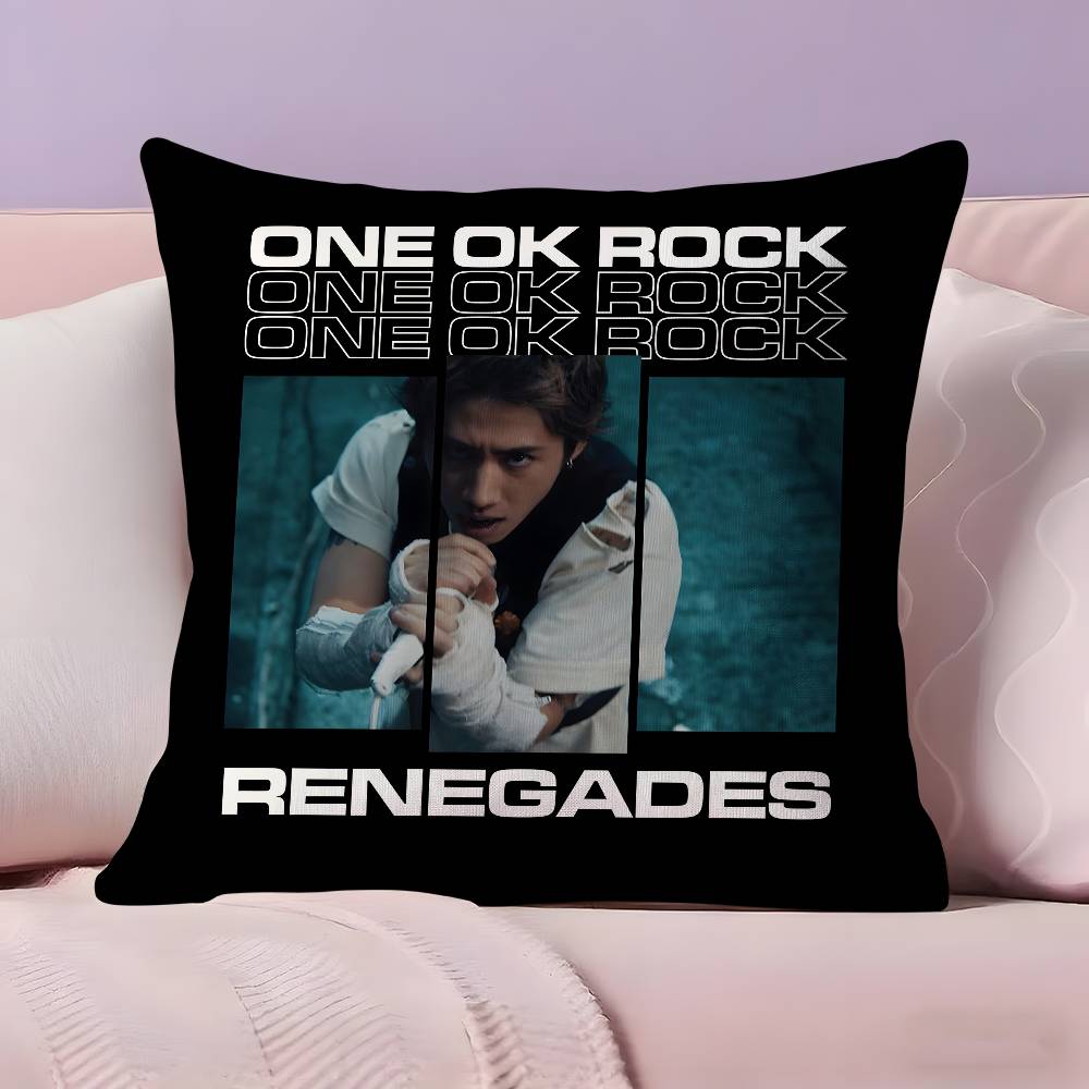 ONE OKBand O-ONE OK R-ROCK Ambitions Pillow Case Ultra Soft Skin Friendly Fabric Cloud Like Comfort & Concealed Zipper
