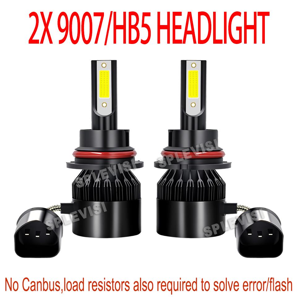 Zero Delay 9007 LED Headlight Replacement Conversion Kit 60W For Ford Ranger 2001 2002 2003 2004 2005 2006 2007 2008 2009-2011