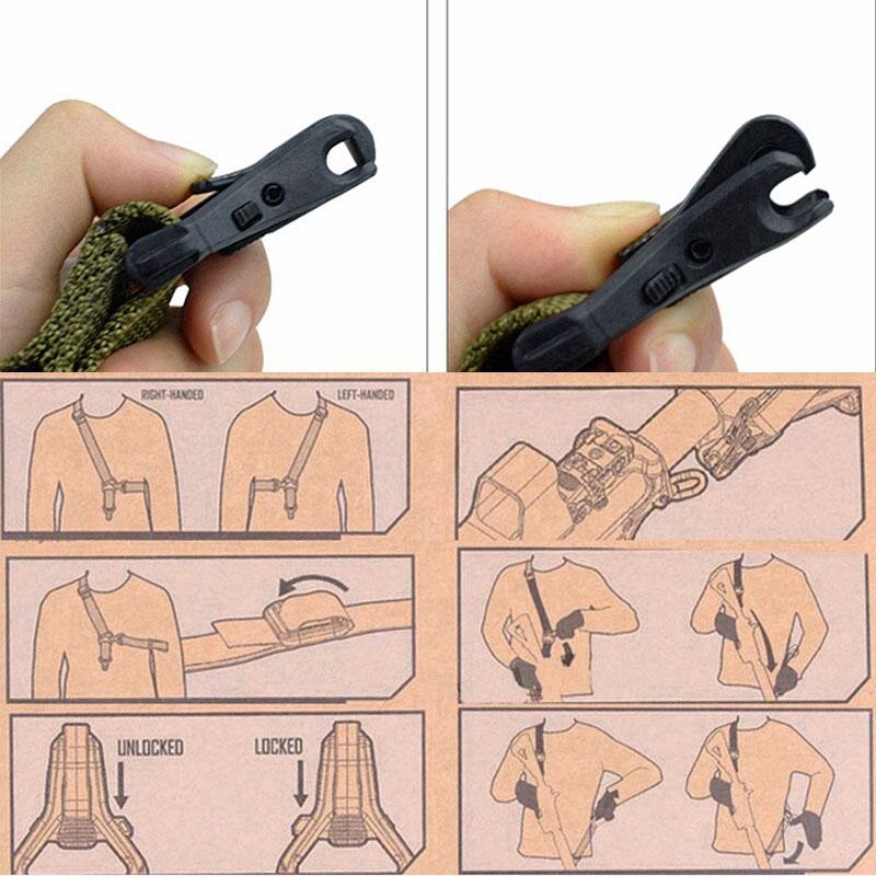 Ремень для ружья MS3 Многоцелевой ремень-стропа Для улицы AR AK Винтовка Универсальный оружейный QD-ремень Тактический регулируемый Airsoft Ремень-веревка для оружия