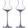 Grappa Wine Glasses, 135ml Capacity, Set of 2, Lead-Free Crystal Glass, Thin