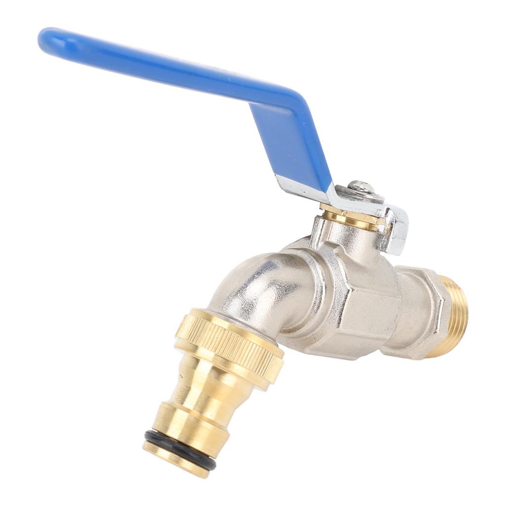 Lever Handle Valve Tap Fast Integrated Valve Brass Faucet Shut Off Valve Tap for Bathroom Kitchen