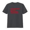 Cool Red Letter Print T Shirt for Men Im Boring Baby All I Do Is Make Money Come Home vintage Washed Versatile Unisex Soft