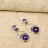 Amethyst Earrings Gemstone Jewelry, 925 Solid Sterling Silver Earrings, Gift For Women Handmade Earrings