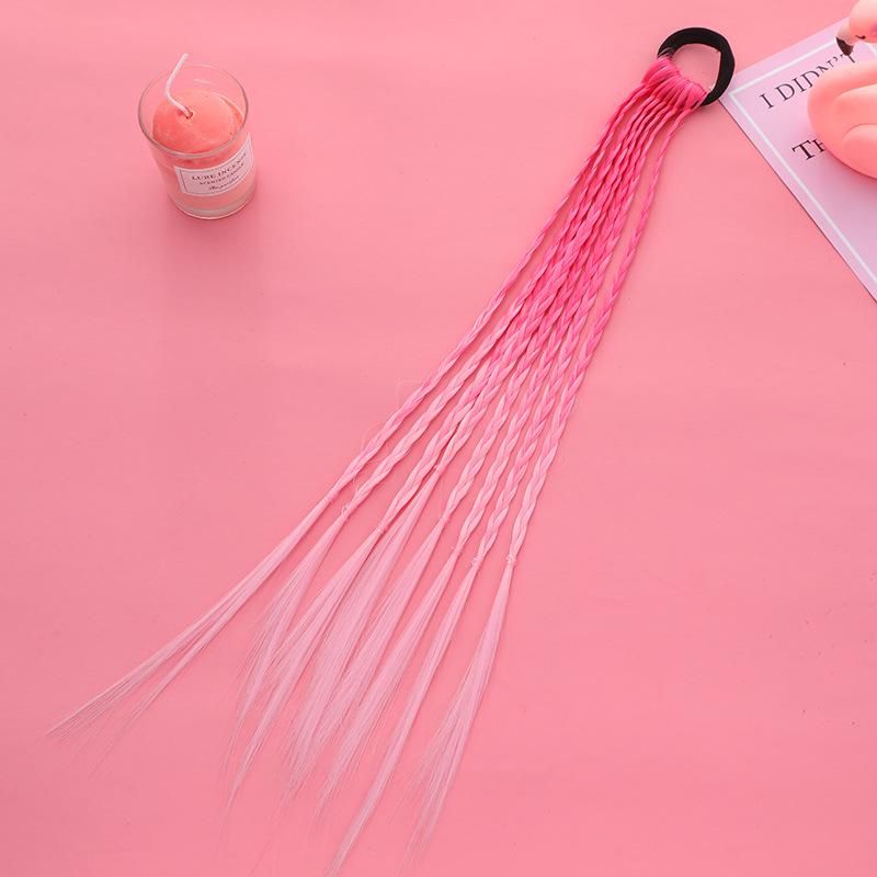 Разноцветные плетеные резинки для волос: Джазовая прическа для детей