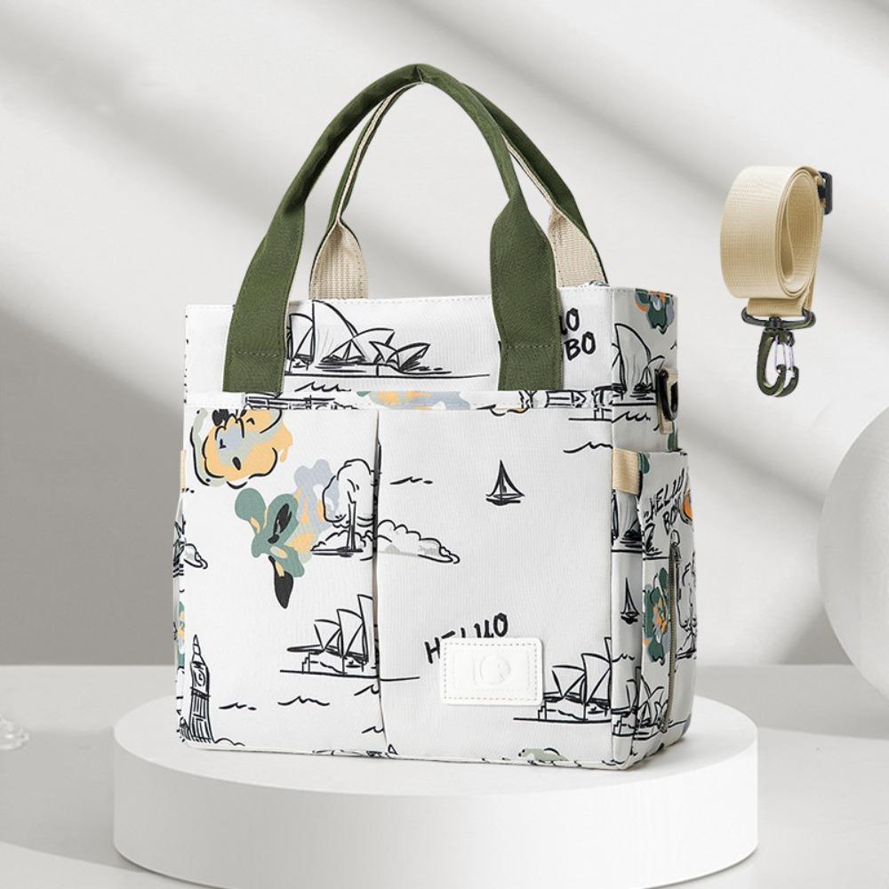 Waterproof Baby Diaper Bag Printing Baby Care Bag Food Hand Bag Mommy Handbag  Outdoor