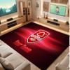 Nottingham Forest Custom Crystal Velvet Rug, Personalized Name Text Print, Football Logo Soft Non‑Slip Floor Mat Home Decor Gift