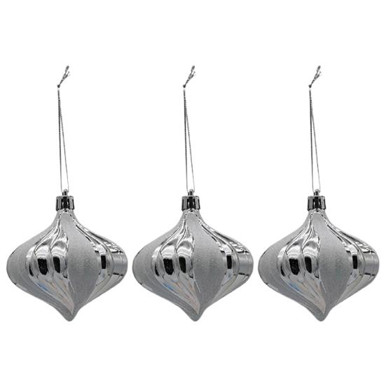 Елочные шары Прочные спиральные линии Устойчивые к разрыву рождественские шары Украшения Праздничные шары специальной формы Подвески Елочные шары