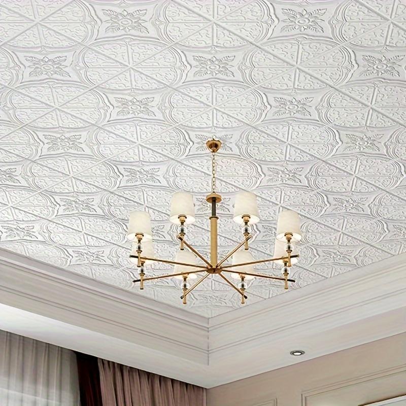 10/20 шт. DIY 3D настенная плитка наклейка пена самоклеящаяся водонепроницаемая и влагостойкая потолочная наклейка подходит для кухни гостиной ванной комнаты коридора