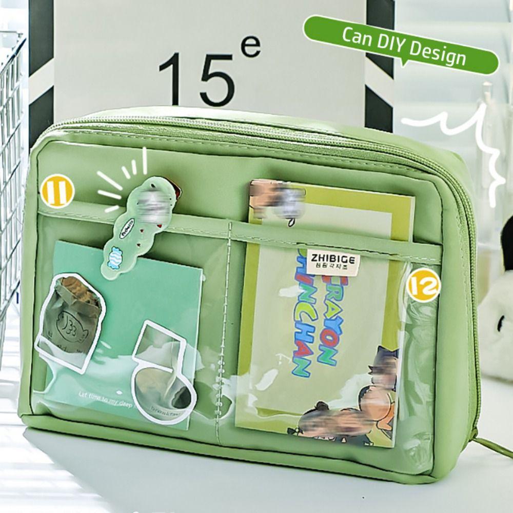 Пенал большой вместимости 12-слойная сумка для хранения ручек Многофункциональный пенал Подарок