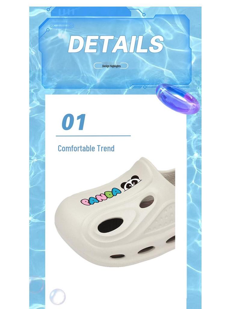 Детские летние сандалии-слипоны: Легкая, удобная пляжная обувь для мальчиков и девочек