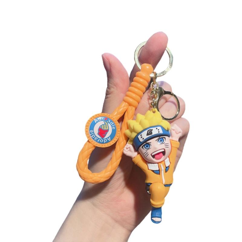 Индивидуальная упаковка Милый Наруто ПВХ Брелок Кукла Подвеска Брелок для ключей автомобиля Оптовая торговля