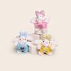 Lop Ear Rompers Cartoon Plush Keychain Healing Doll Bag Decoration Daily Use