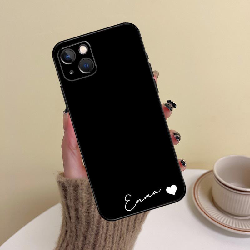 Персонализированный чехол с именем в пастельных тонах для iPhone 15 14 13 12 11 16 Pro Max Mini 7 8 Plus X XR XS Max Задняя крышка
