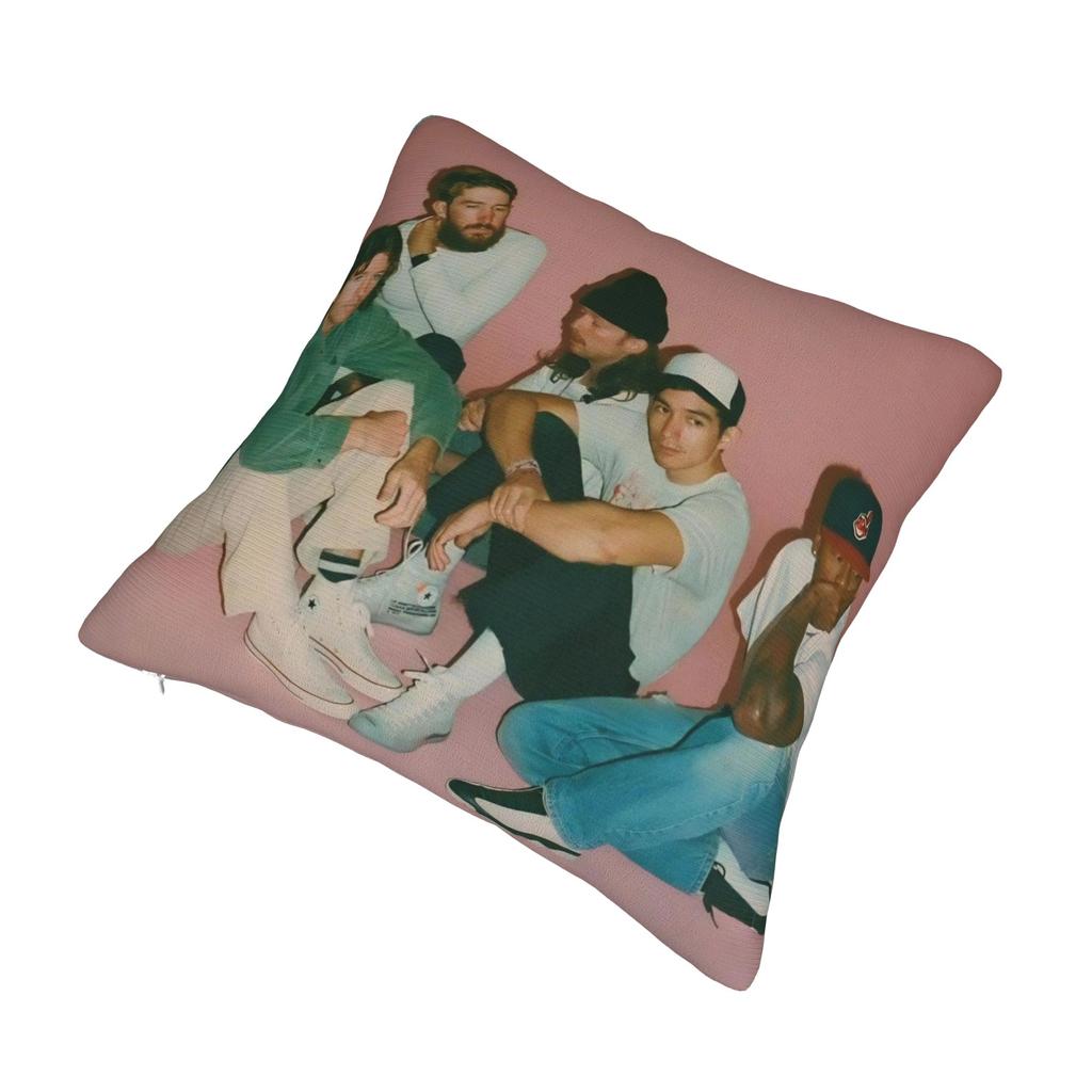Decorative Pillow Covers Turnstile Rock Band Tour Merchandise Living Room Throw Pillow Case Cover Square Multiple Sizes