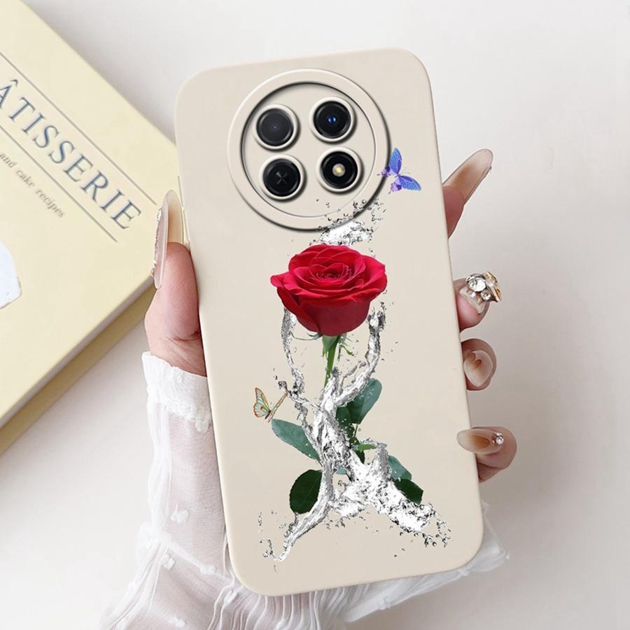 For Realme 12 12Plus 12X Case New flower Printed Proective Back Cover Soft Silicone Bumper for Realme12 12 X 12 Plus Couqe
