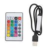 USB Bluetooth RGB Light Strip Controller with Remote Control for 4 Pin 5V LED Strip Lights