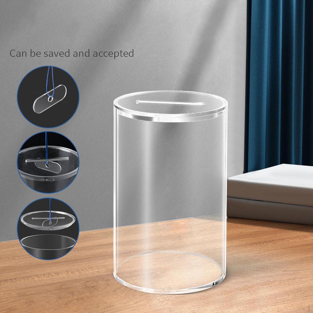 Acrylic Money Saving Box Home Decoration Exquisite Sturdy Money Box Piggy Bank