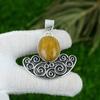 Friendship Day Sale 925 Sterling Silver Ocean Jasper Stone Bezel Mother Pendant