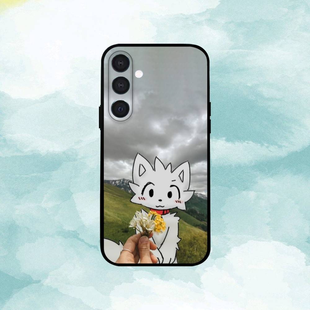 C-Cute B-Boykisser Чехол для телефона для Samsung A73,A21s,A22,A31,A32,A52,A53,A71,A80,Мягкий черный корпус