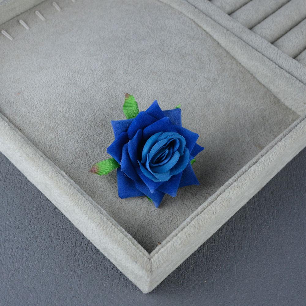 Винтажная красная роза заколка для волос сбоку для танцевальных выступлений