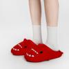 Fashion Shevalues Winter Furry Cartoon Shark Slippers For Women Men Soft Sole Cotton Slides Waterproof Plush Cozy Warm Women's Slippers