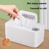 Портативный нагреватель влажных салфеток для ребенка Нагреватель детских салфеток со светодиодным дисплеем Нагреватель салфеток Коробка для подогрева салфеток Зарядка через USB Регулировка температуры