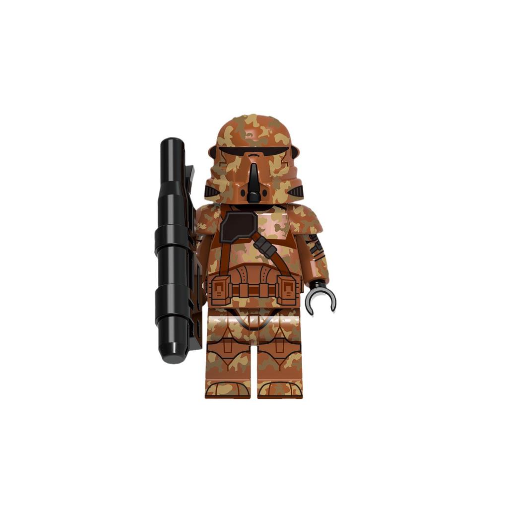 G0131 Space Series 501st Shock Wolf Cavalry Paratrooper Building Blocks Educational Toy Bag