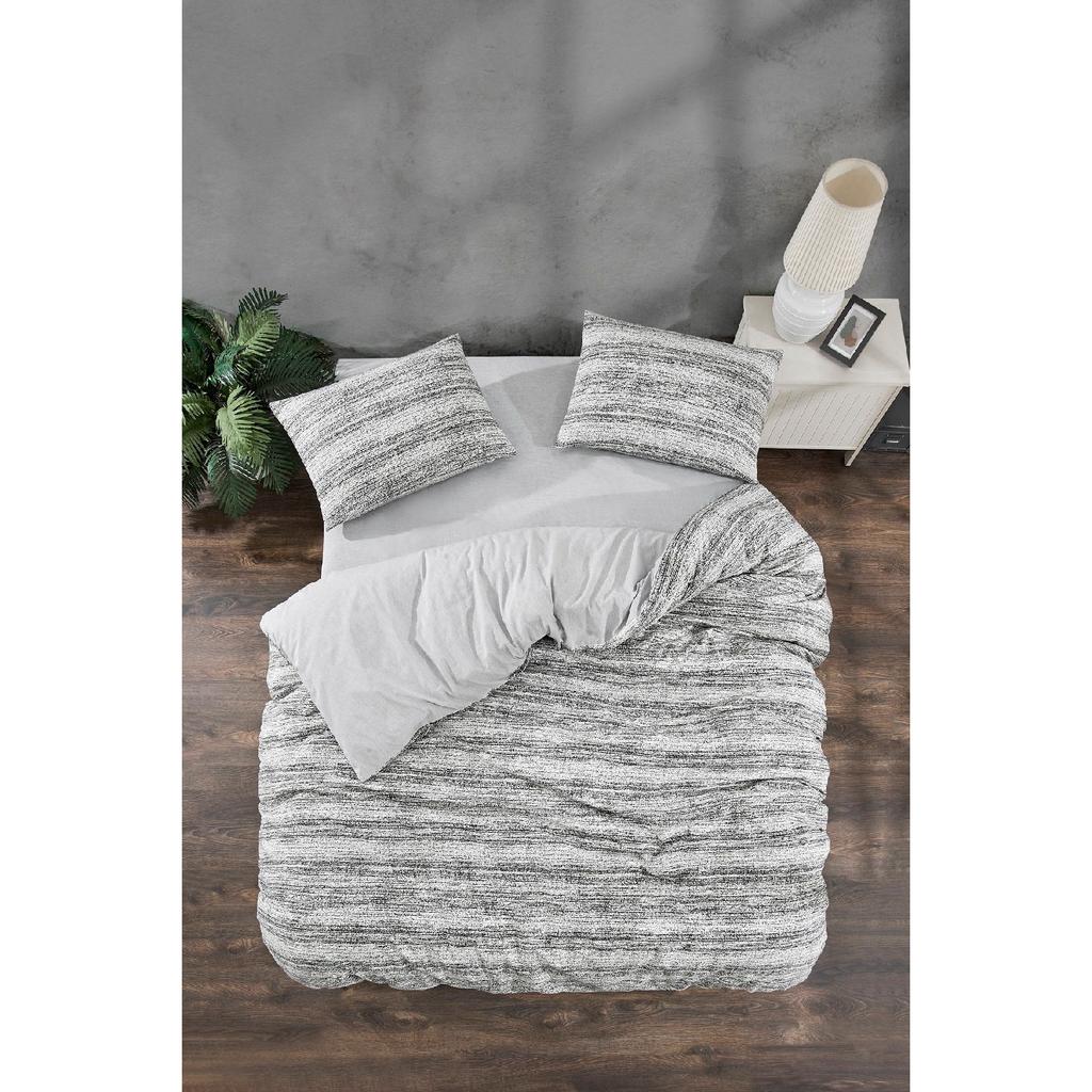 Tiles Single Patterned Duvet Cover Set, Elastic Sheet And 1 Pillowcase