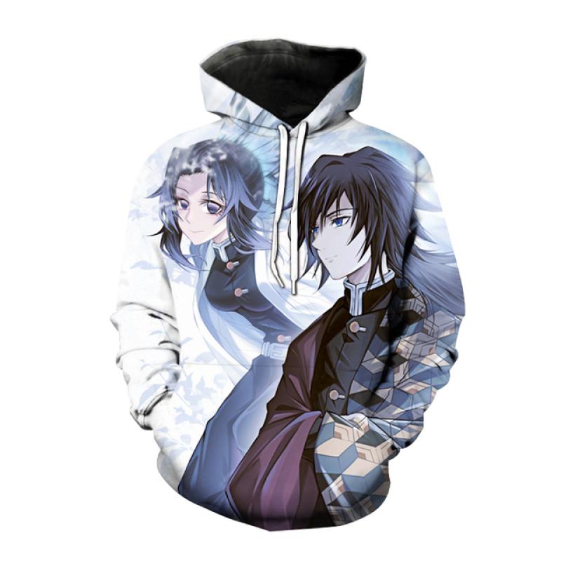 Модные толстовки с капюшоном в стиле аниме Demon Slayer Kimetsu no Yaiba, толстовка с капюшоном с 3D принтом для мужчин и женщин, модный пуловер, толстовка в стиле хип-хоп, одежда