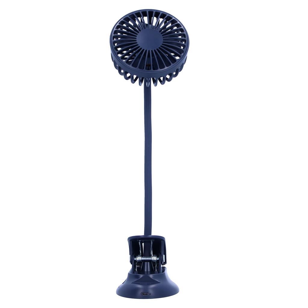 Сгибаемый маленький вентилятор темно-синего цвета с USB-накопителем, регулируемый угол, вентилятор для дома, общежития, школы, улицы