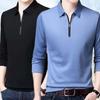 Limid Men S baSic Half Zip LOng Sleeve Polo On Jua Qwee8df5