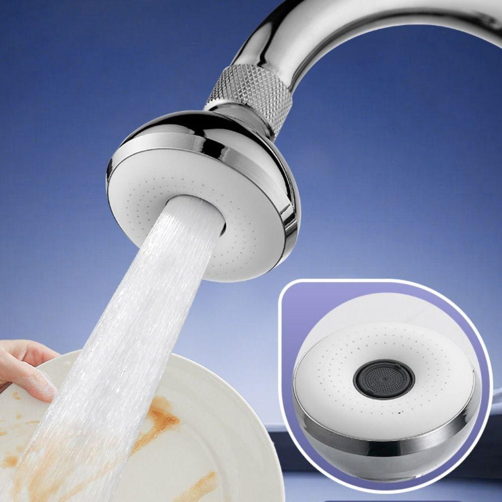 Adjustable Universal External-thread Faucet Splash-proof Tap Bubble Nozzle Bathroom
