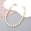 Pearls Chain Strap Short Purse Chain Replacement Pearls Handle Strap Beaded Purse Chains for Purse Handbag Wallet Phone