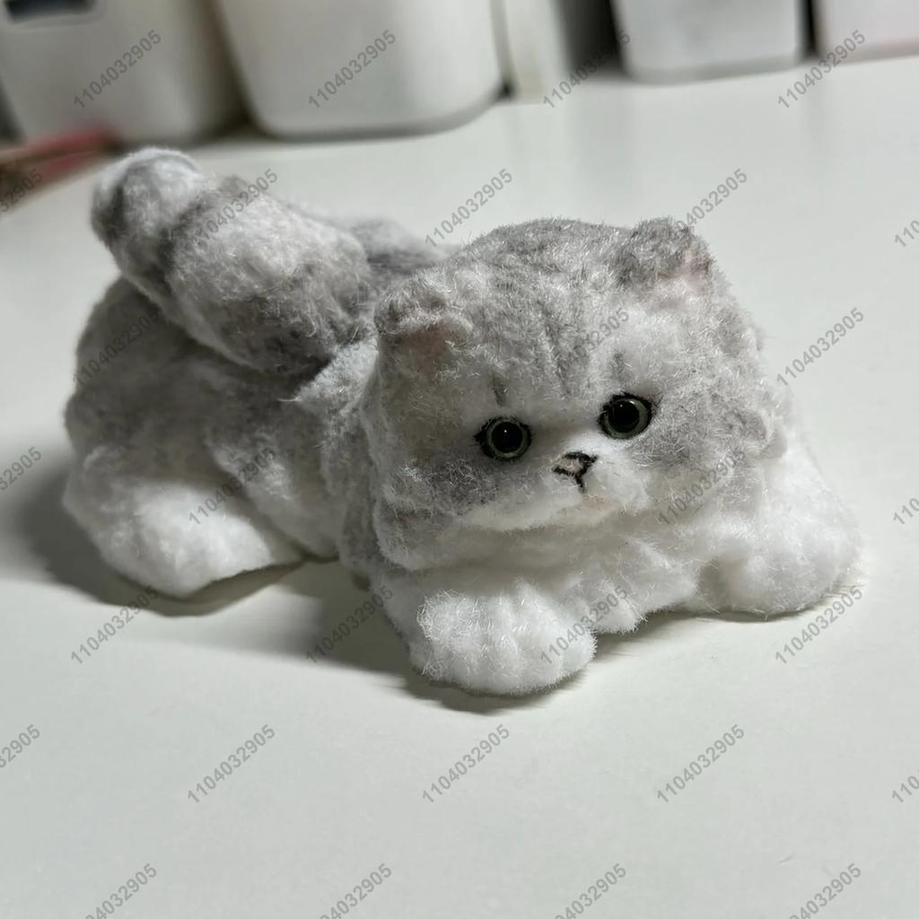 Большой Котенок Таба Сквиши Лежащий Кот Игрушка-Антистресс Животное Сжимаемая Игрушка Асмр Снятие Стресса Новинка Игрушка Для Детей Подарок На Рождественскую Вечеринку
