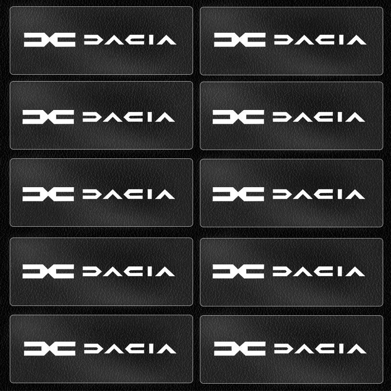 BGS1 5/10pcs Car Interior Sticker Central Control Decals Emblem Styling For Dacia Duster Logan Sandero Stepway Dokker Mcv Largus 1300