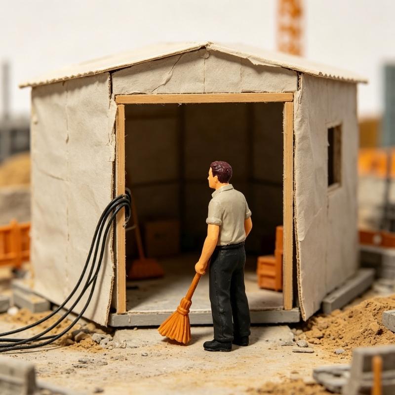 Профессионал 1:Модель стройплощадки в масштабе 1:87 из смолы с рабочими, перемещающими материалы, Коллекционная модель для хобби, Подарок