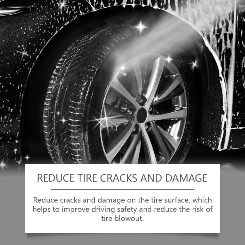 Полировочная паста для шин 100 г Паста для ухода за шинами Обеспечивает стойкий блеск и защиту для автовладельцев и профессионалов по обслуживанию