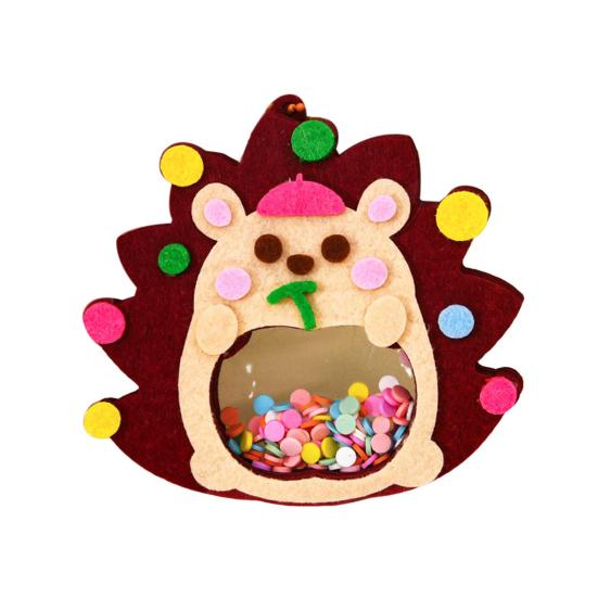 1 комплект, набор для шитья кукол с изображением животных из мультфильмов, набор для шитья из нетканого материала, для поделок, для поделок, для начинающих, для мальчиков и девочек, подарок