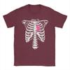 Casual T Shirt Summer Breast Cancer Awareness Skeleton Wear Pink Ribbon Skeleton T Shirts Cotton Tee Shirt for Man Y2K Top Tees
