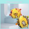 Frog Puppy Monkey Pattern Plush Cloth Ball Dog Pet Toy With Built In Bell