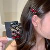 Shiny Colorful Rhinestones Hairpin Rhinestones Cute Hair Clip Simple Zircon Hairpin  Girls