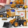 Pull Back Car Engineering Construction Truck Plastic Construction Dump Truck  Boys Toys
