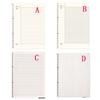 School Supplies Paper Stationery Inner Core Paper Page Planner Loose Leaf Notebook Diary Notepad