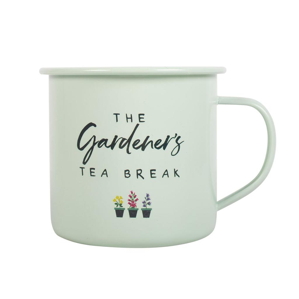 Something Different The Gardener's Tea Break Enamel Mug