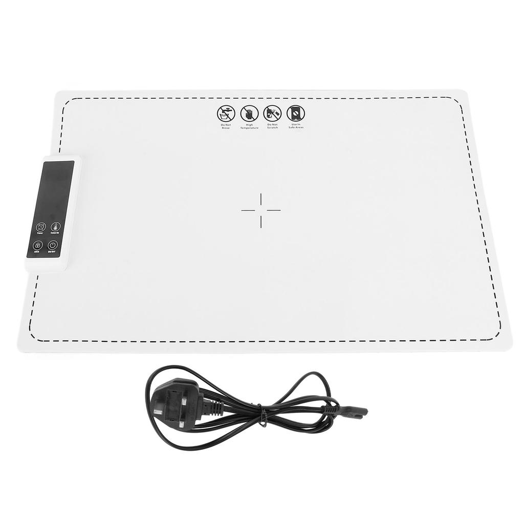 Подогреватель для еды 260 Вт, высокоэффективный складной электрический поднос для подогрева, 6 уровней температуры