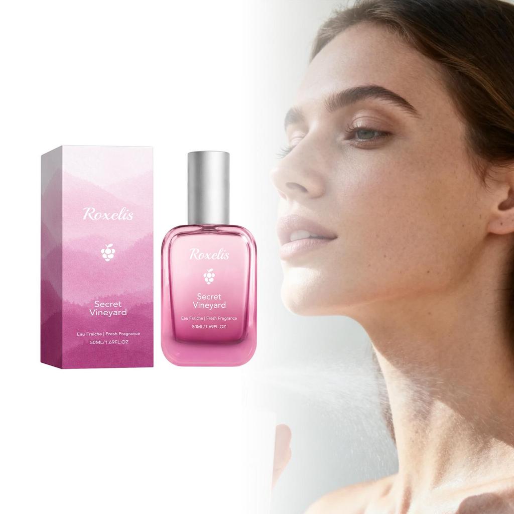 Vineyard Perfume: Fresh, Elegant, Long-lasting Scent with Rich Layers, Gentle for Daily Use, Commute, Dating & Travel.
