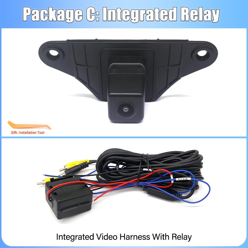 140° HD 1080P Автомобильная камера заднего вида для Азии Toyota Land Cruiser Prado 2010-2014 Ночное видение Реверсивный Высокое качество RCA