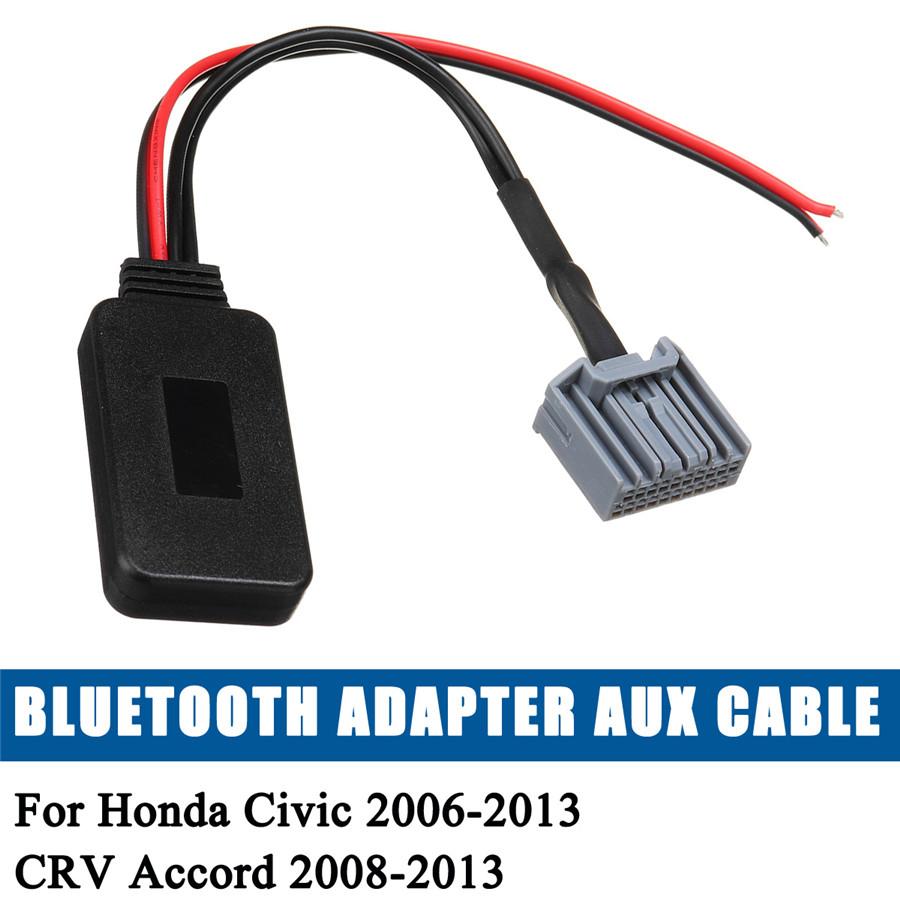 Новый беспроводной Bluetooth AUX кабель аудиоприемник адаптер для Honda Civic CRV Accord