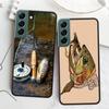 Чехол для телефона для ловли нахлыстом на коричневую форель для Samsung A16 A26 A36 A56 Galaxy A02S A12 A52S A13 A23 A33 A53 A54 A34 A24 A14 A22 A32 A42