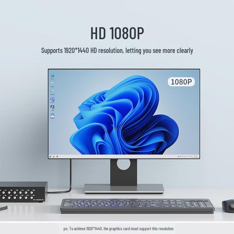 16-портовый промышленный KVM-переключатель VGA MT-viki
